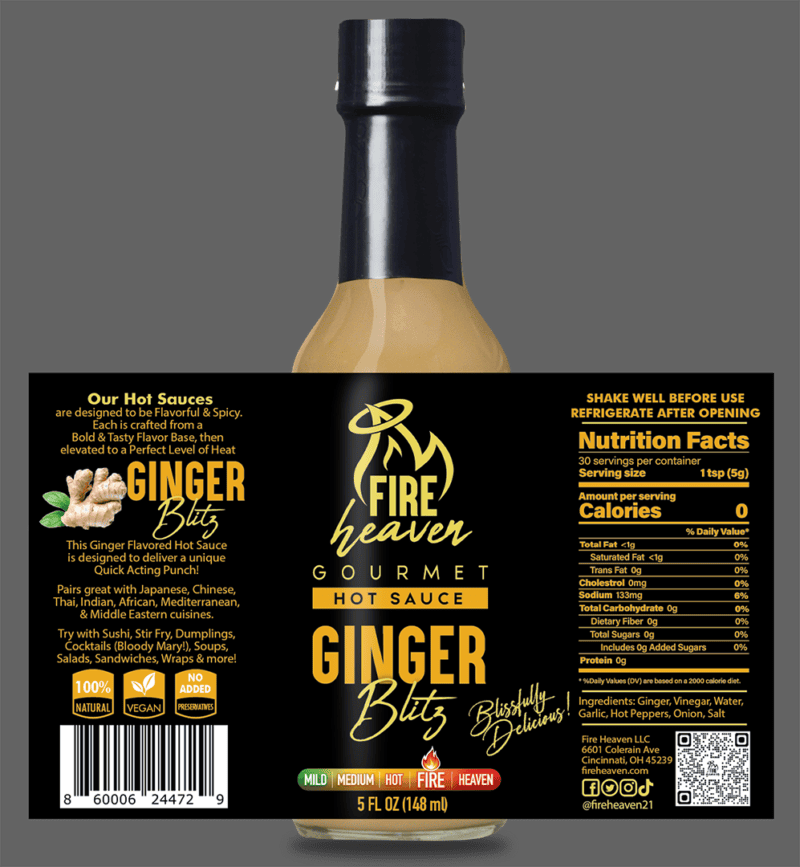 Ginger Blitz Hot Sauce